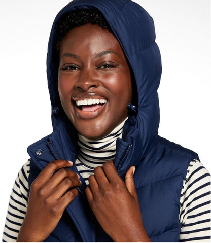 Women's Popham Puffer Long Vest L.L.Bean New
