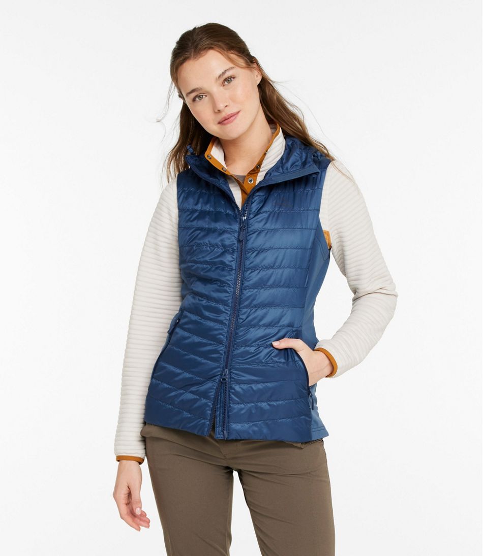 Women's PrimaLoft Packaway Long Vest L.L.Bean Featured