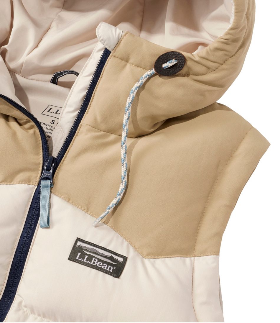 Women's Mountain Classic Hooded Down Vest L.L.Bean Recommended