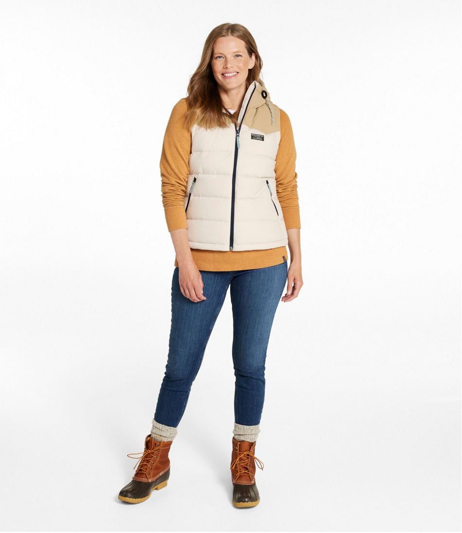 Women's Mountain Classic Hooded Down Vest L.L.Bean Recommended