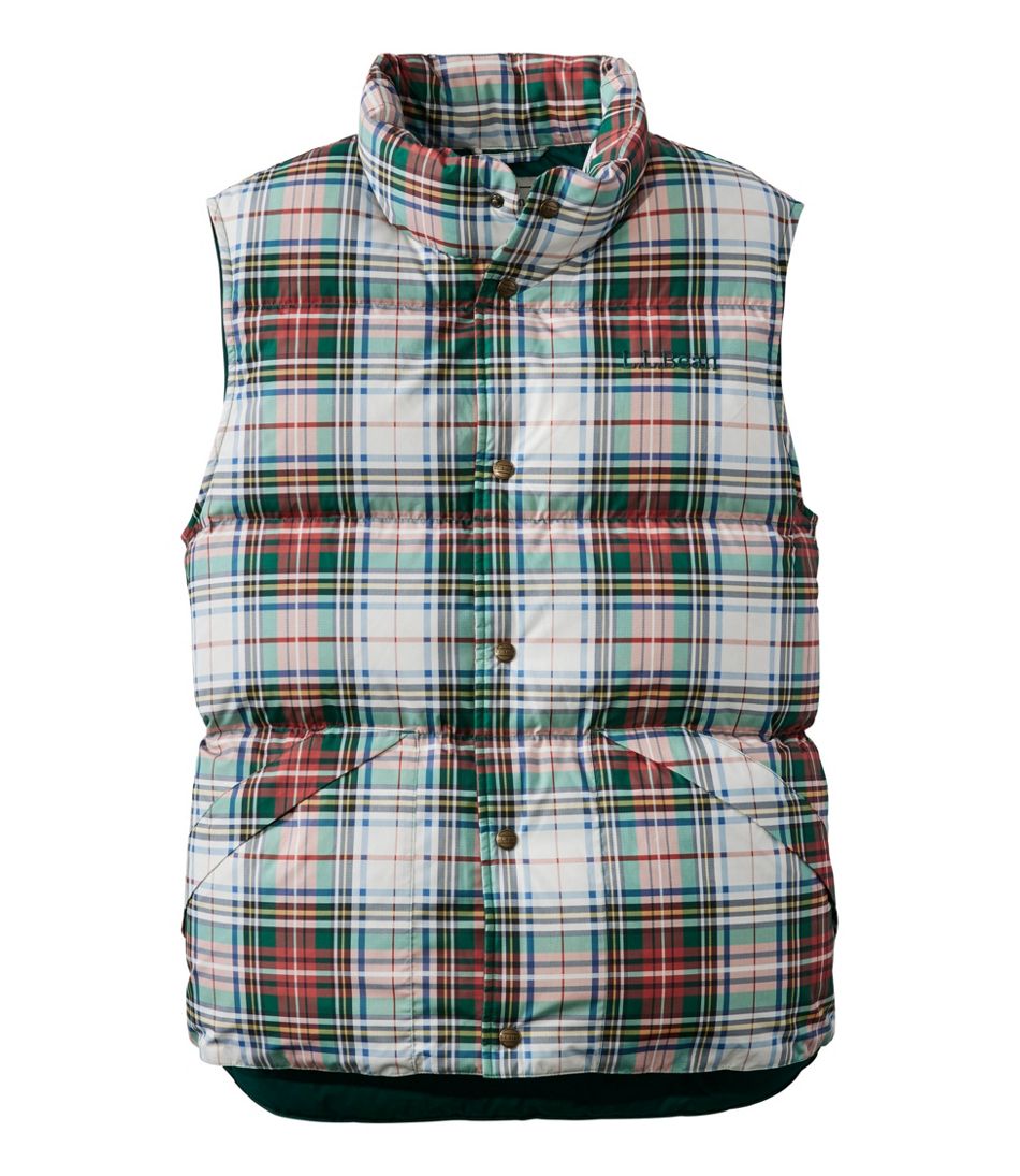 Adults' Bean's Trail Model Down Vest '82, Print L.L.Bean Value