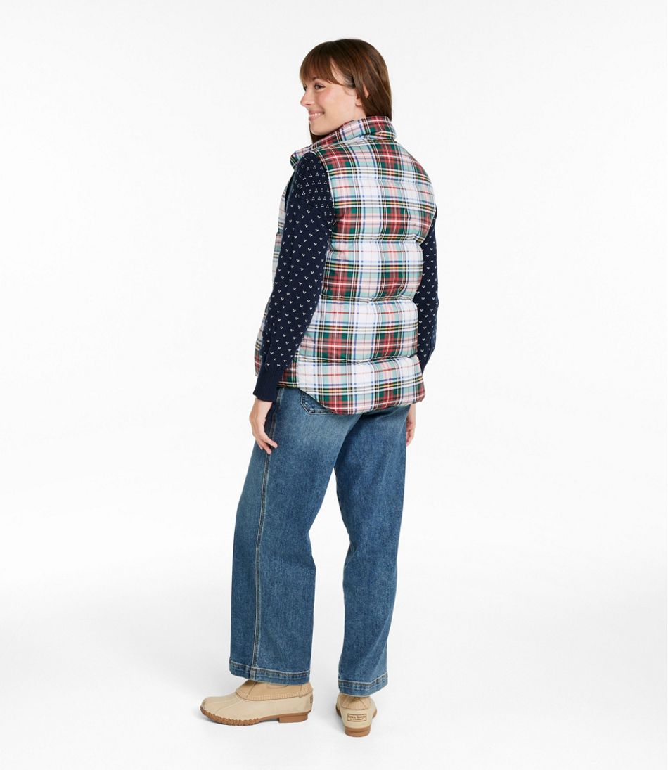 Adults' Bean's Trail Model Down Vest '82, Print L.L.Bean Value