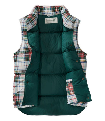 Adults' Bean's Trail Model Down Vest '82, Print L.L.Bean Value