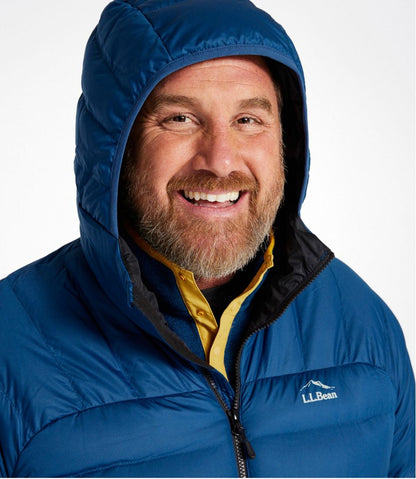 Men's Bean's Down Hooded Jacket L.L.Bean Featured