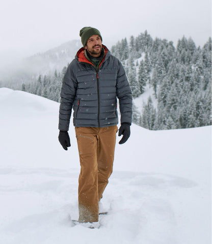 Men's Bean's Down Hooded Jacket L.L.Bean Featured