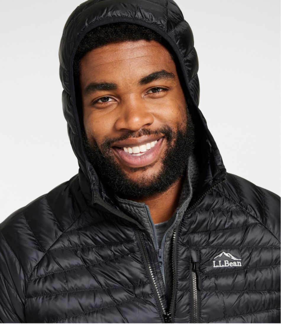 Men's Ultralight 850 Down Sweater Hooded Jacket L.L.Bean Classic