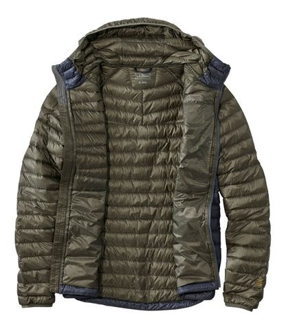 Men's Ultralight 850 Down Sweater Hooded Jacket L.L.Bean Classic