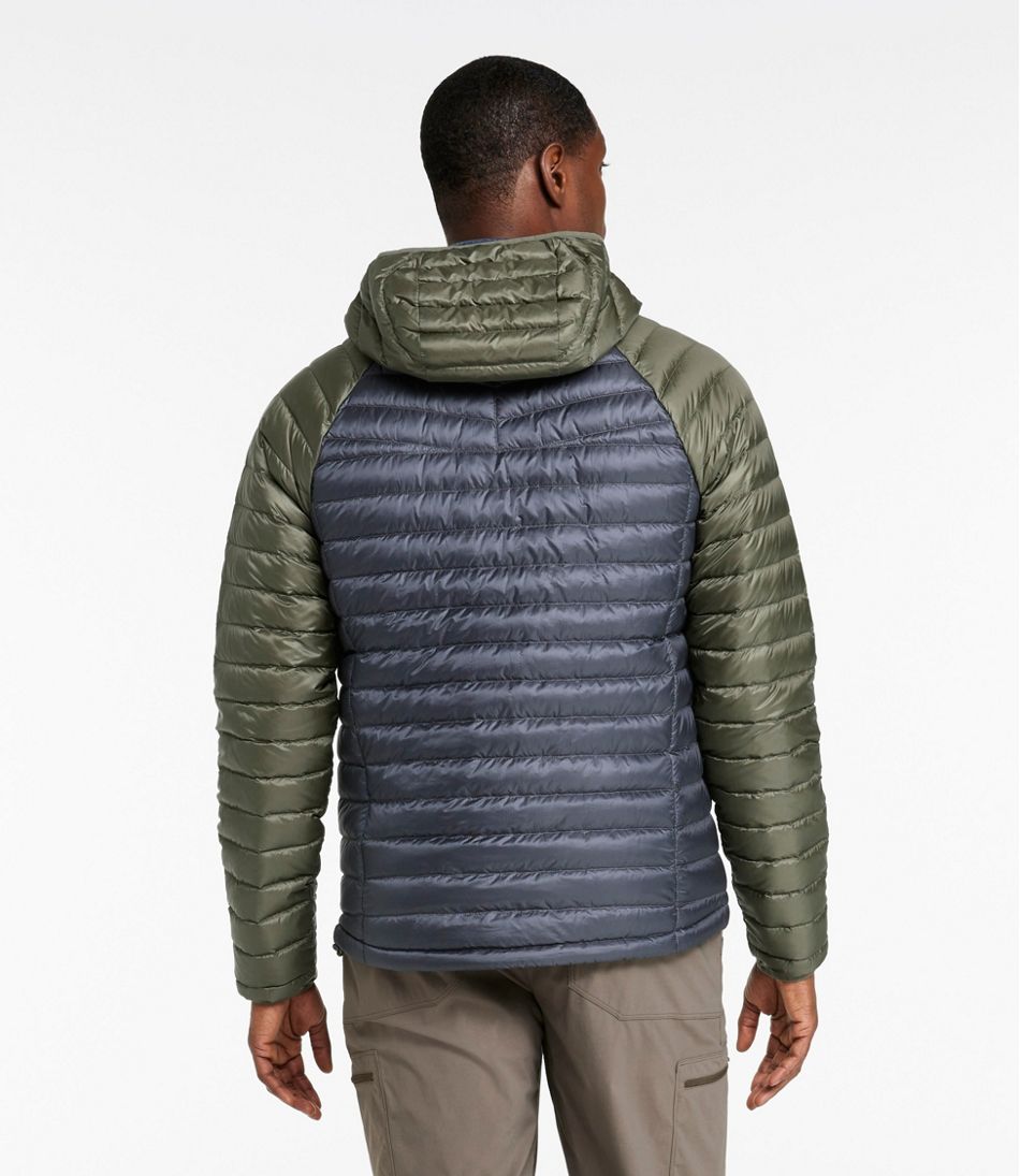 Men's Ultralight 850 Down Sweater Hooded Jacket L.L.Bean Classic