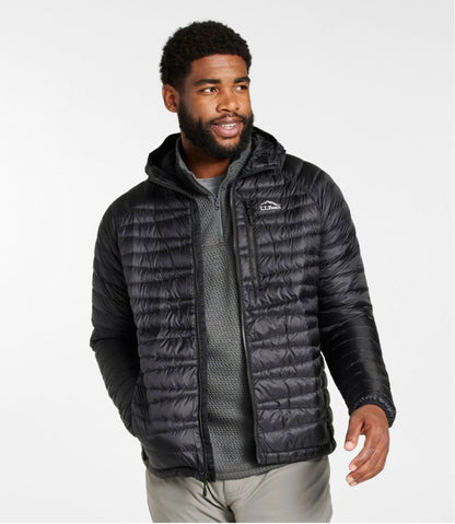 Men's Ultralight 850 Down Sweater Hooded Jacket L.L.Bean Classic