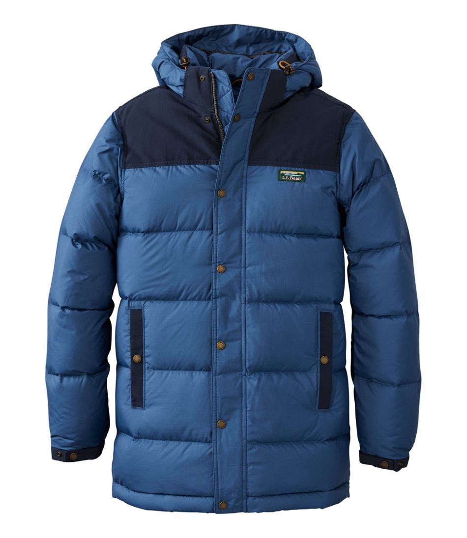 Men's Mountain Classic Down Parka, Colorblock L.L.Bean Popular