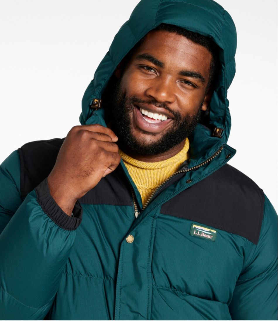Men's Mountain Classic Down Parka, Colorblock L.L.Bean Popular