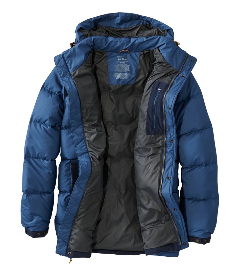 Men's Mountain Classic Down Parka, Colorblock L.L.Bean Popular