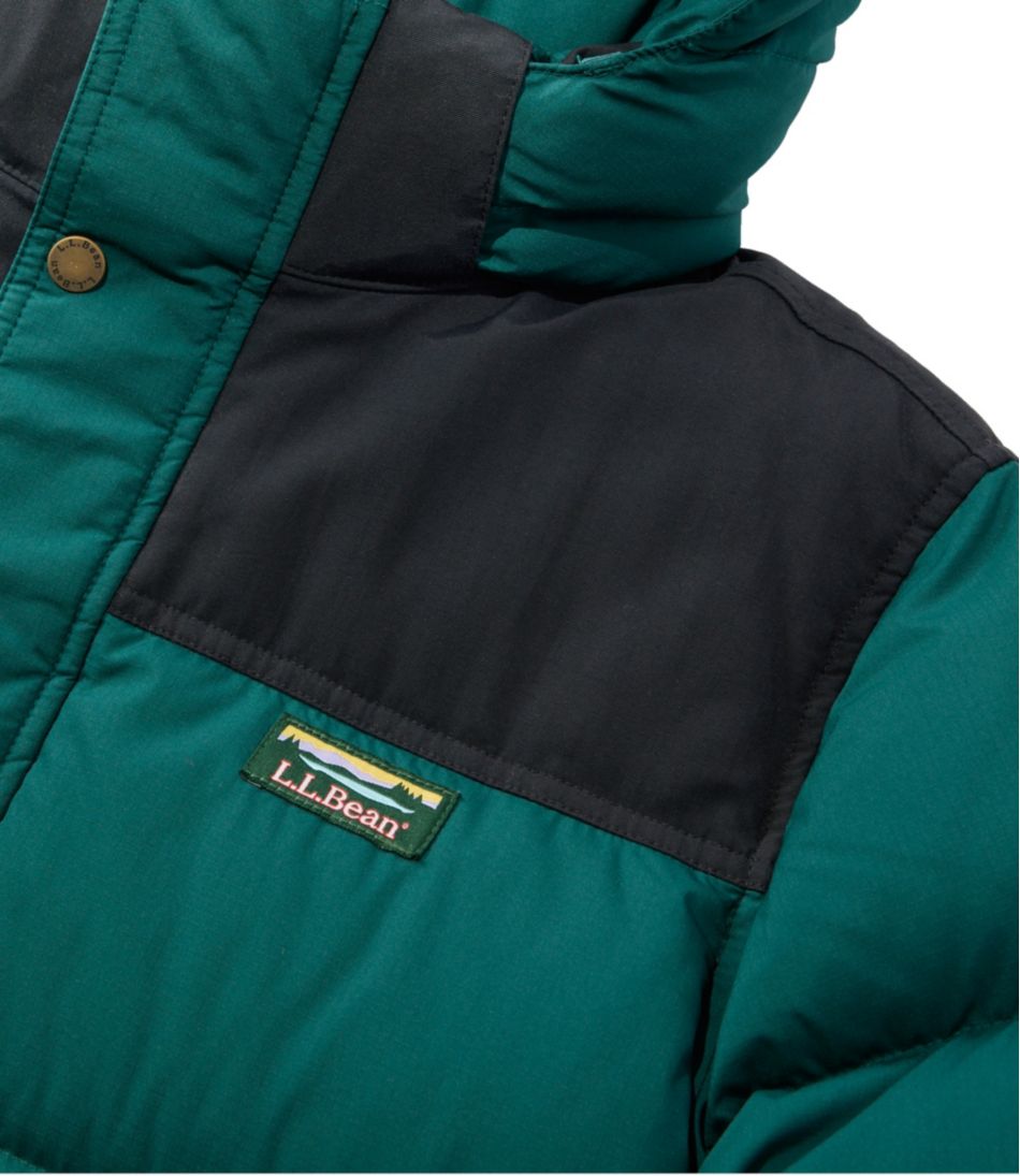 Men's Mountain Classic Down Parka, Colorblock L.L.Bean Popular