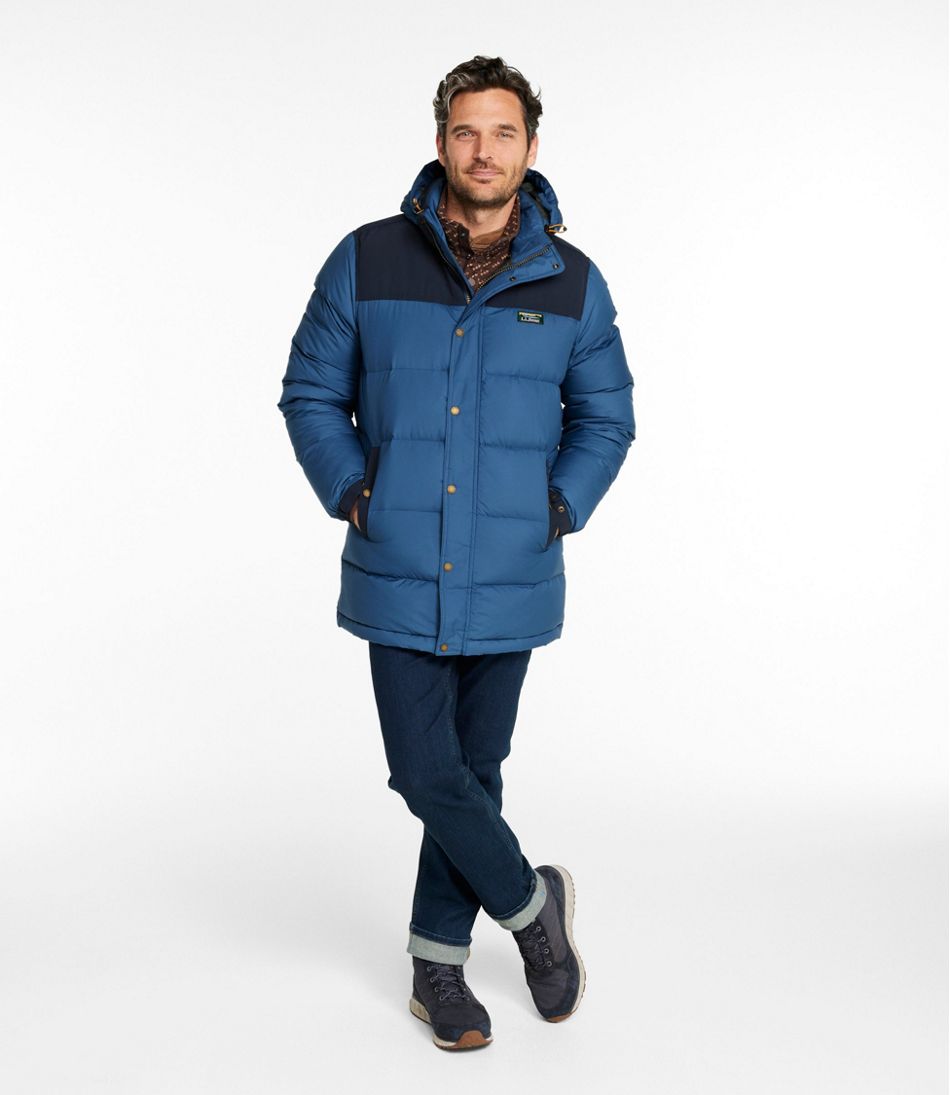 Men's Mountain Classic Down Parka, Colorblock L.L.Bean Popular