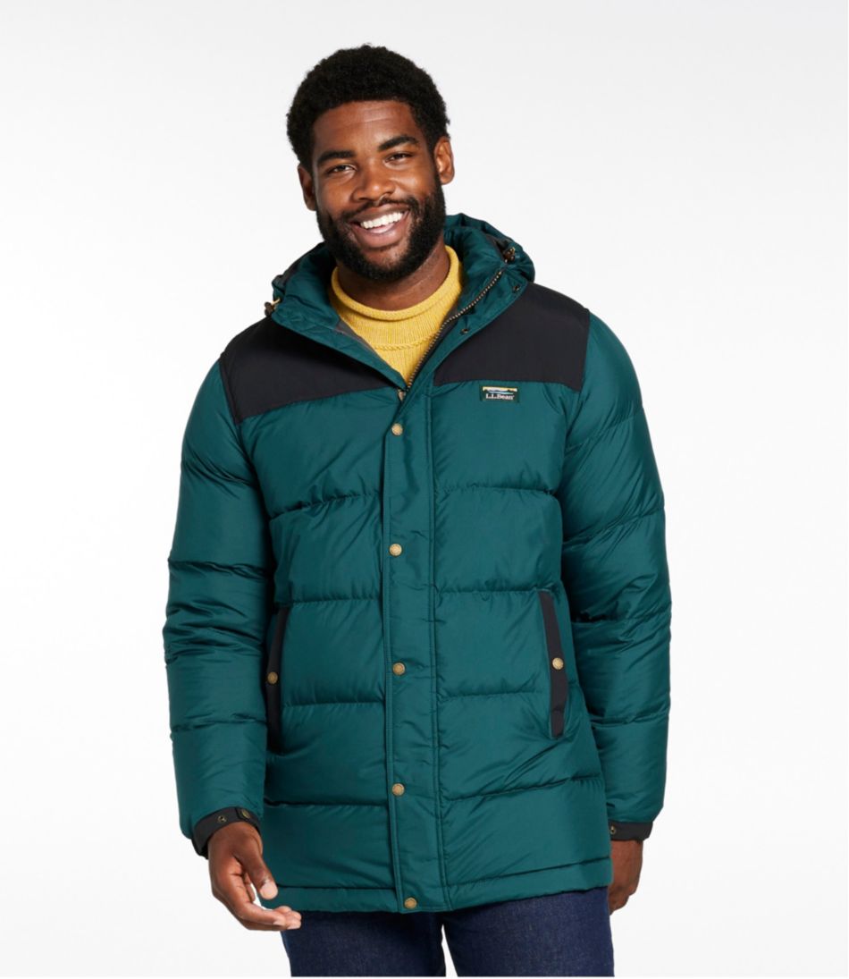 Men's Mountain Classic Down Parka, Colorblock L.L.Bean Popular