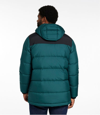 Men's Mountain Classic Down Parka, Colorblock L.L.Bean Popular