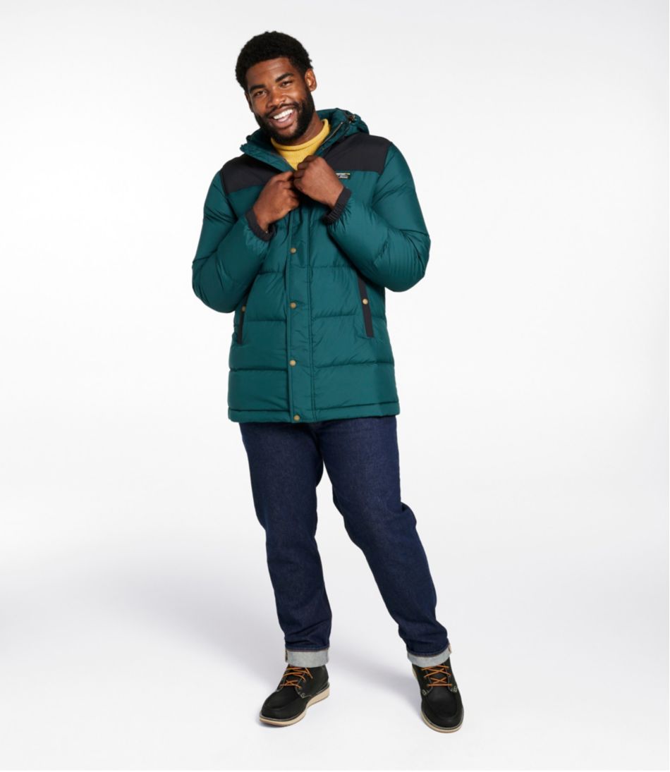 Men's Mountain Classic Down Parka, Colorblock L.L.Bean Popular