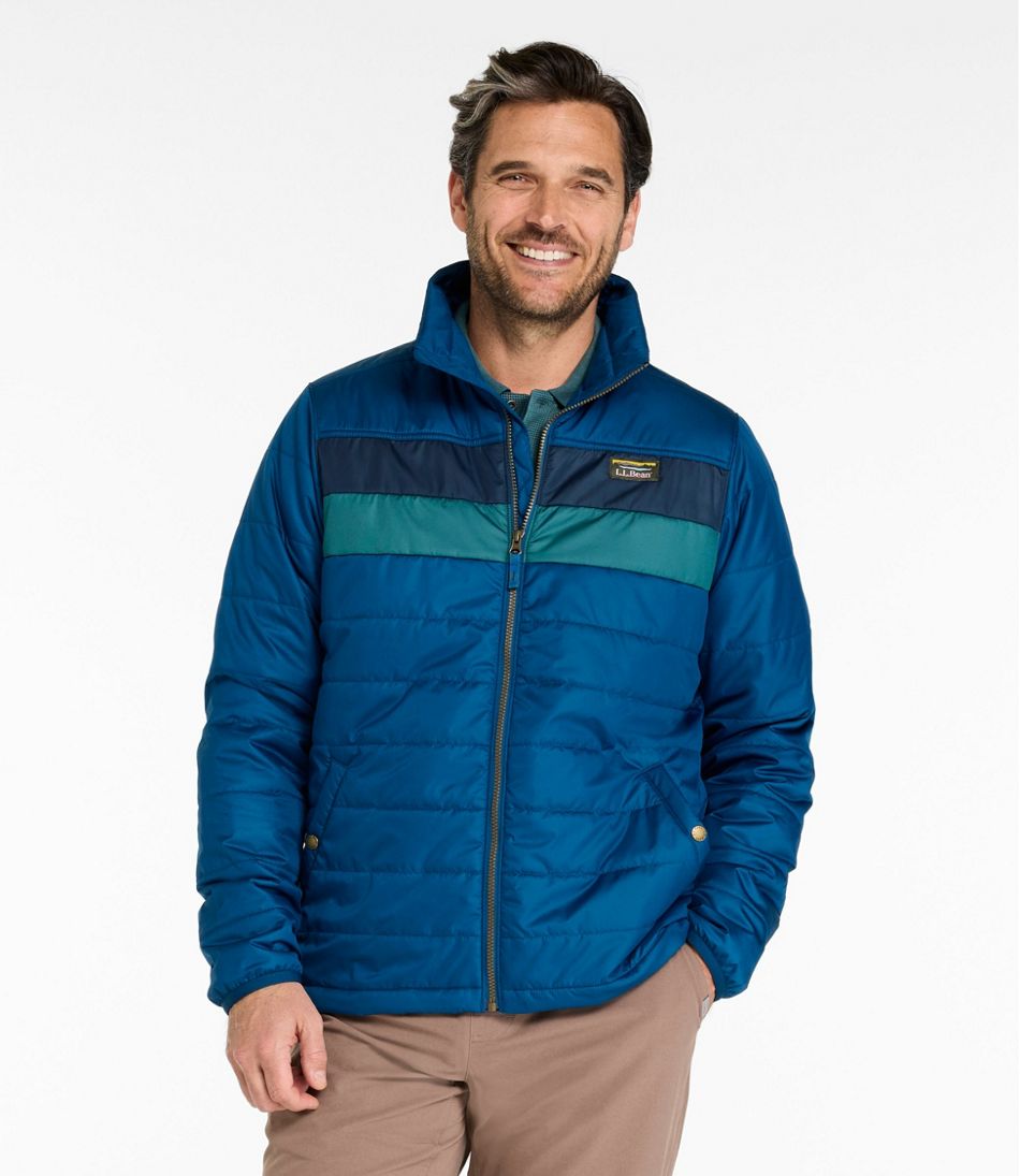 Men's Mountain Classic Puffer Jacket, Colorblock L.L.Bean Recommended