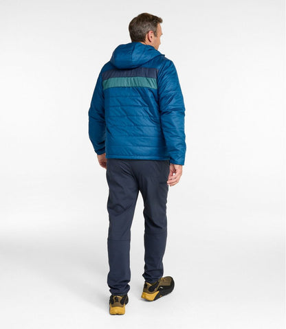 Men's Mountain Classic Puffer Hooded Jacket, Colorblock L.L.Bean Value