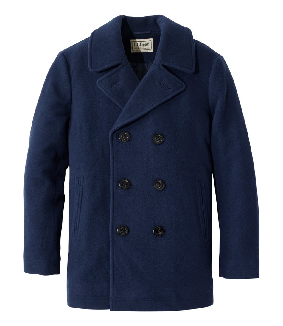 Authentic wool pea coat L.L.Bean Popular