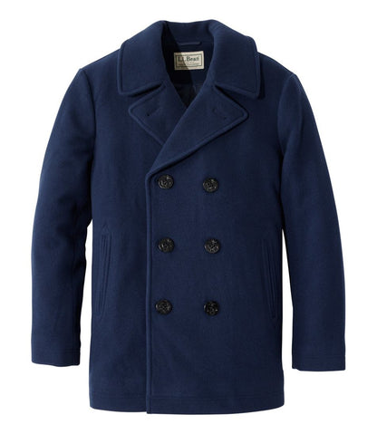 Authentic wool pea coat L.L.Bean Popular
