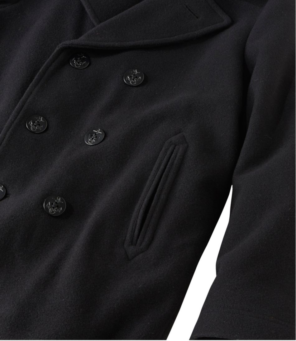 Authentic wool pea coat L.L.Bean Popular