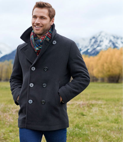 Authentic wool pea coat L.L.Bean Popular