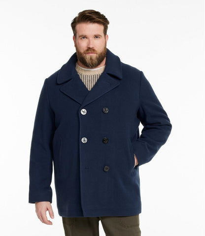 Authentic wool pea coat L.L.Bean Popular