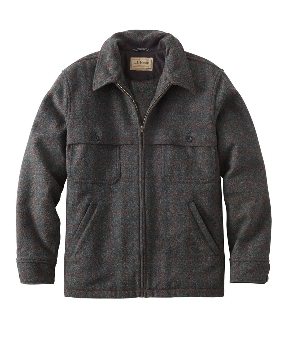 Men's Maine Guide Zip-Front Jac-Shirt, Plaid L.L.Bean Essential