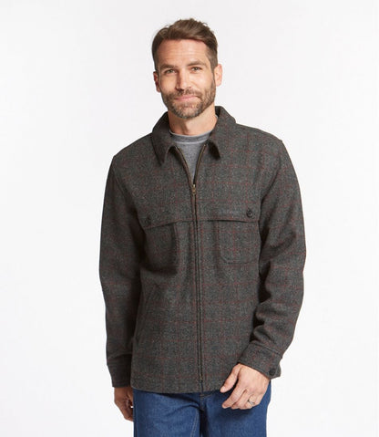 Men's Maine Guide Zip-Front Jac-Shirt, Plaid L.L.Bean Essential