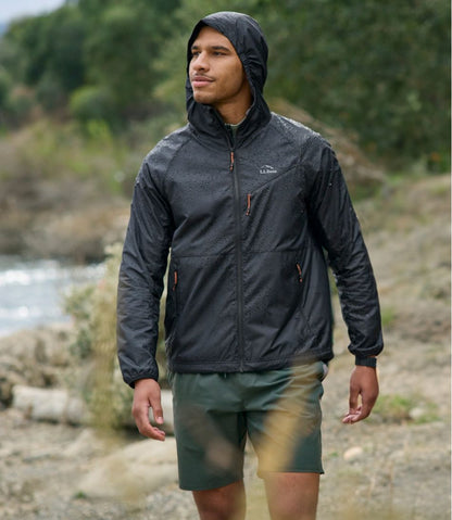 Men's Bean's Performance Fleece-Lined Windbreaker Jacket L.L.Bean Premium