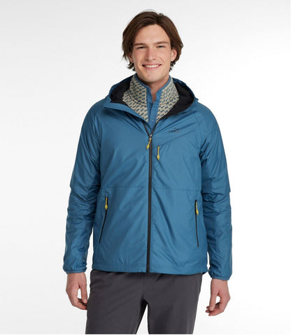 Men's Bean's Performance Fleece-Lined Windbreaker Jacket L.L.Bean Premium
