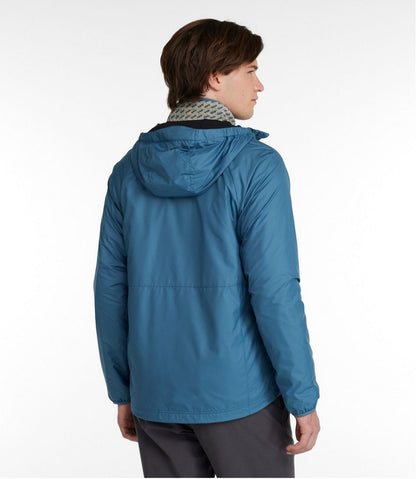 Men's Bean's Performance Fleece-Lined Windbreaker Jacket L.L.Bean Premium