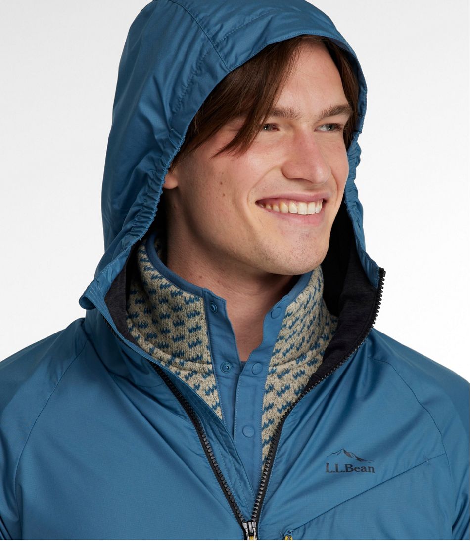 Men's Bean's Performance Fleece-Lined Windbreaker Jacket L.L.Bean Premium