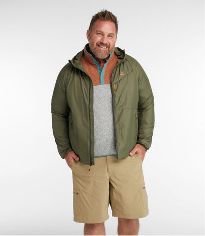 Men's Bean's Performance Fleece-Lined Windbreaker Jacket L.L.Bean Premium
