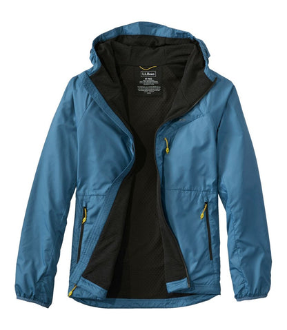 Men's Bean's Performance Fleece-Lined Windbreaker Jacket L.L.Bean Premium