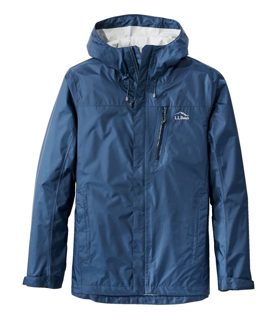 Men's Trail Model Rain Jacket L.L.Bean New