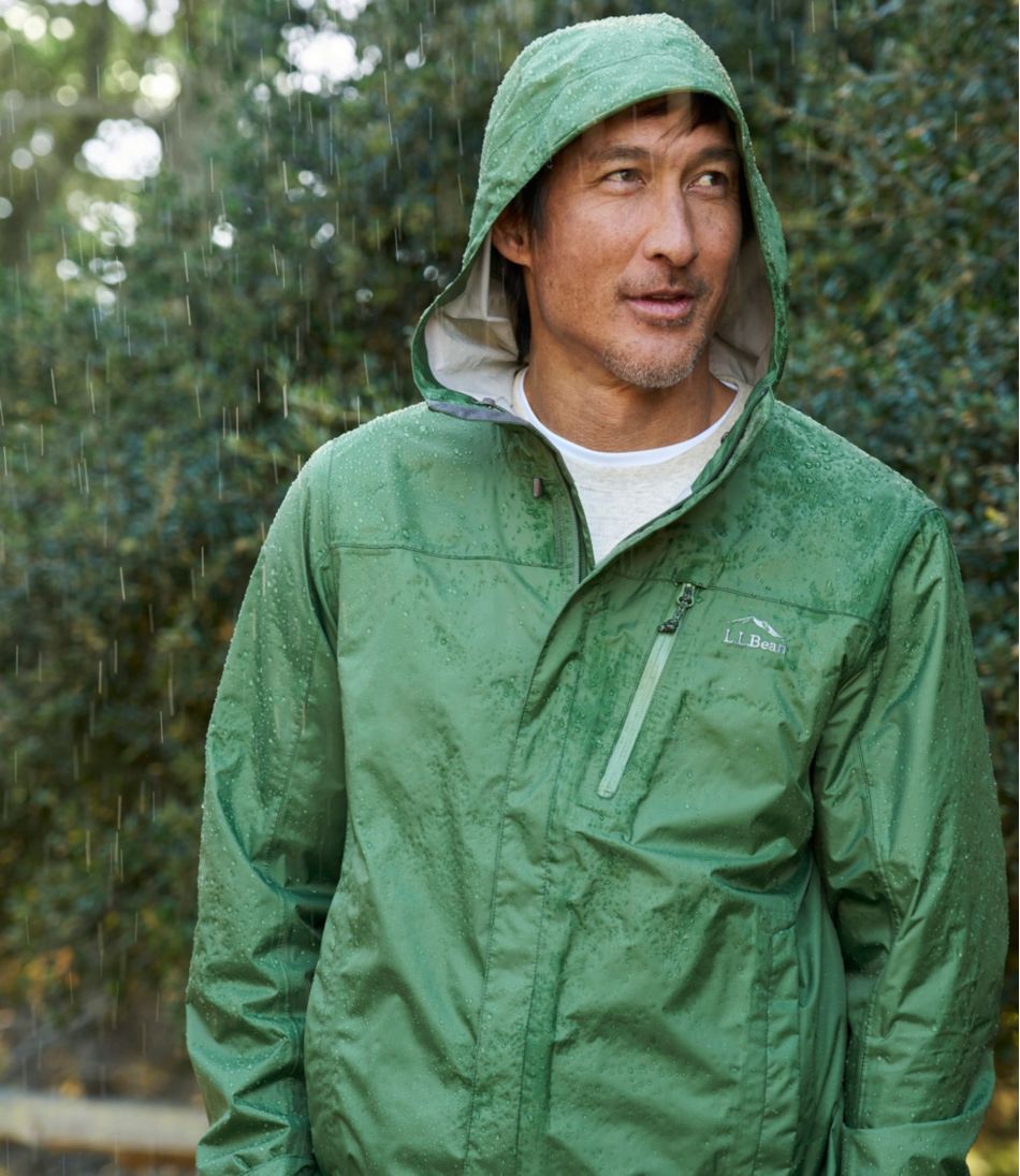 Men's Trail Model Rain Jacket L.L.Bean New