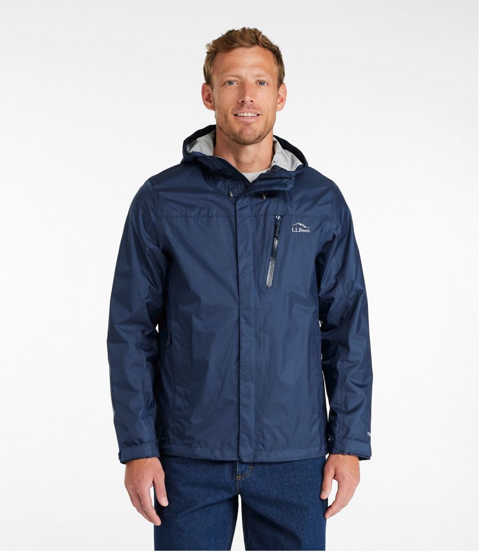 Men's Trail Model Rain Jacket L.L.Bean New