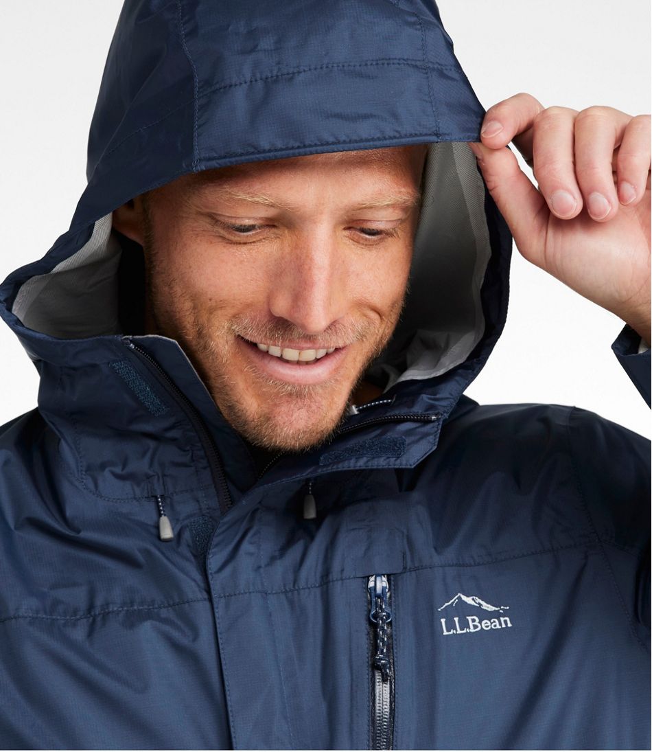 Men's Trail Model Rain Jacket L.L.Bean New