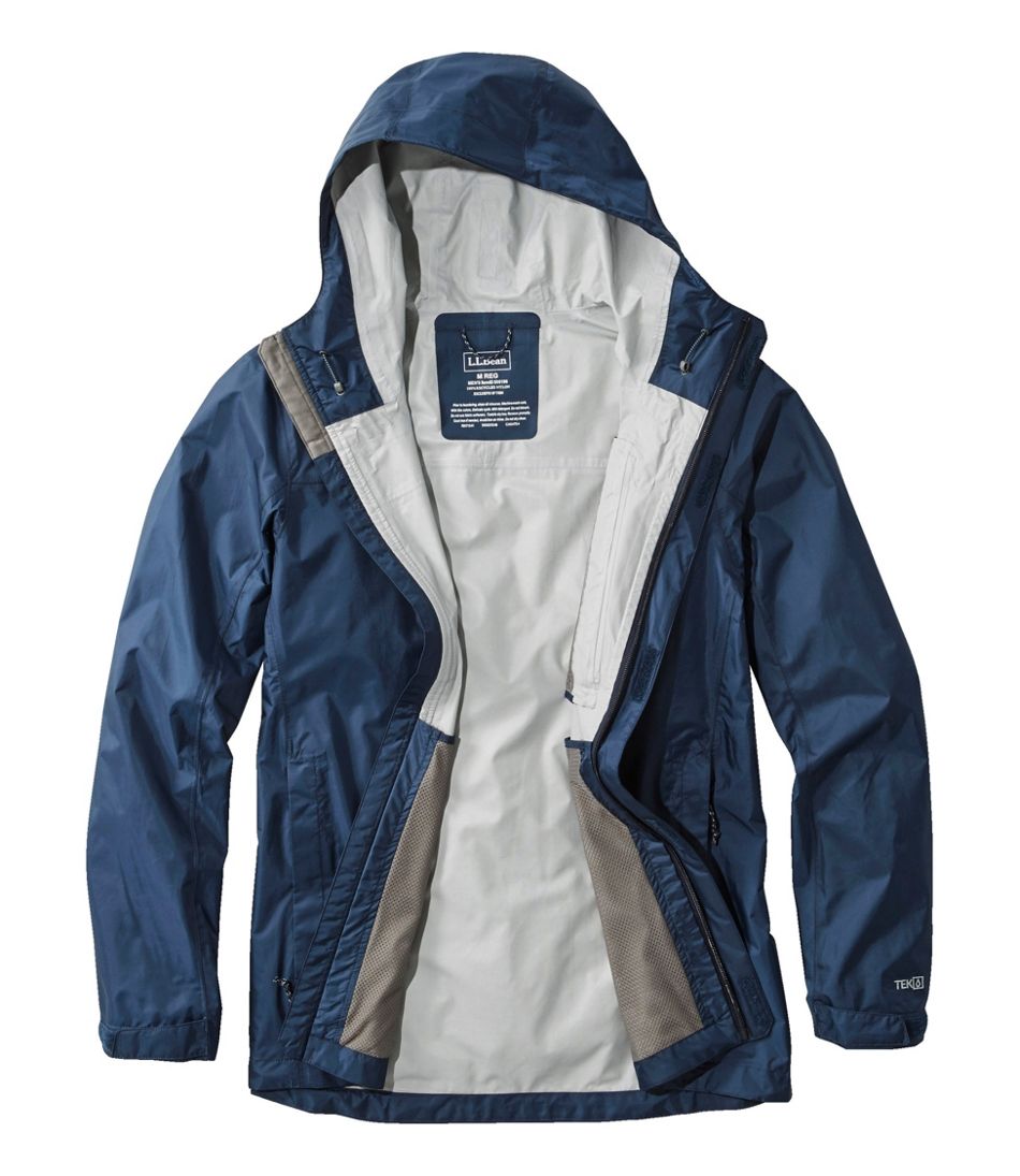 Men's Trail Model Rain Jacket L.L.Bean New