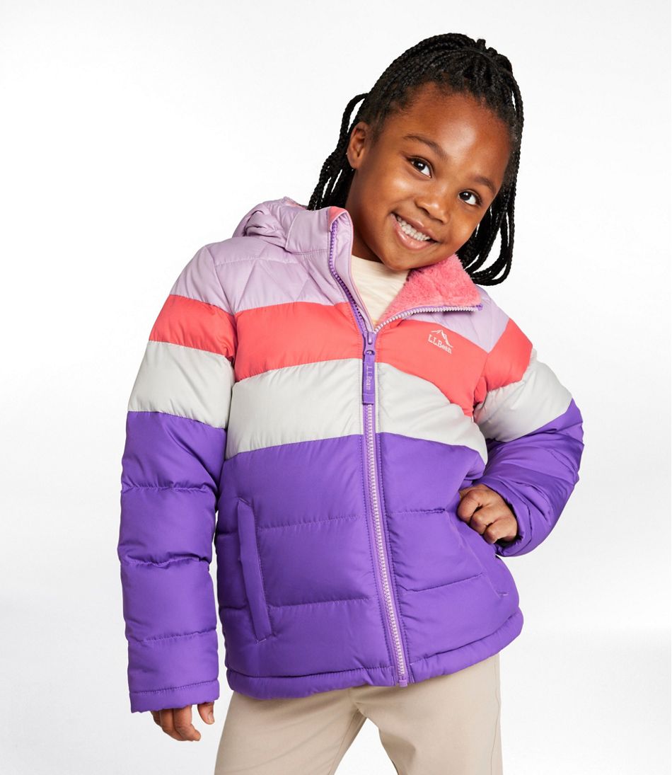 Kids' Bean's Down Jacket, Colorblock L.L.Bean Recommended