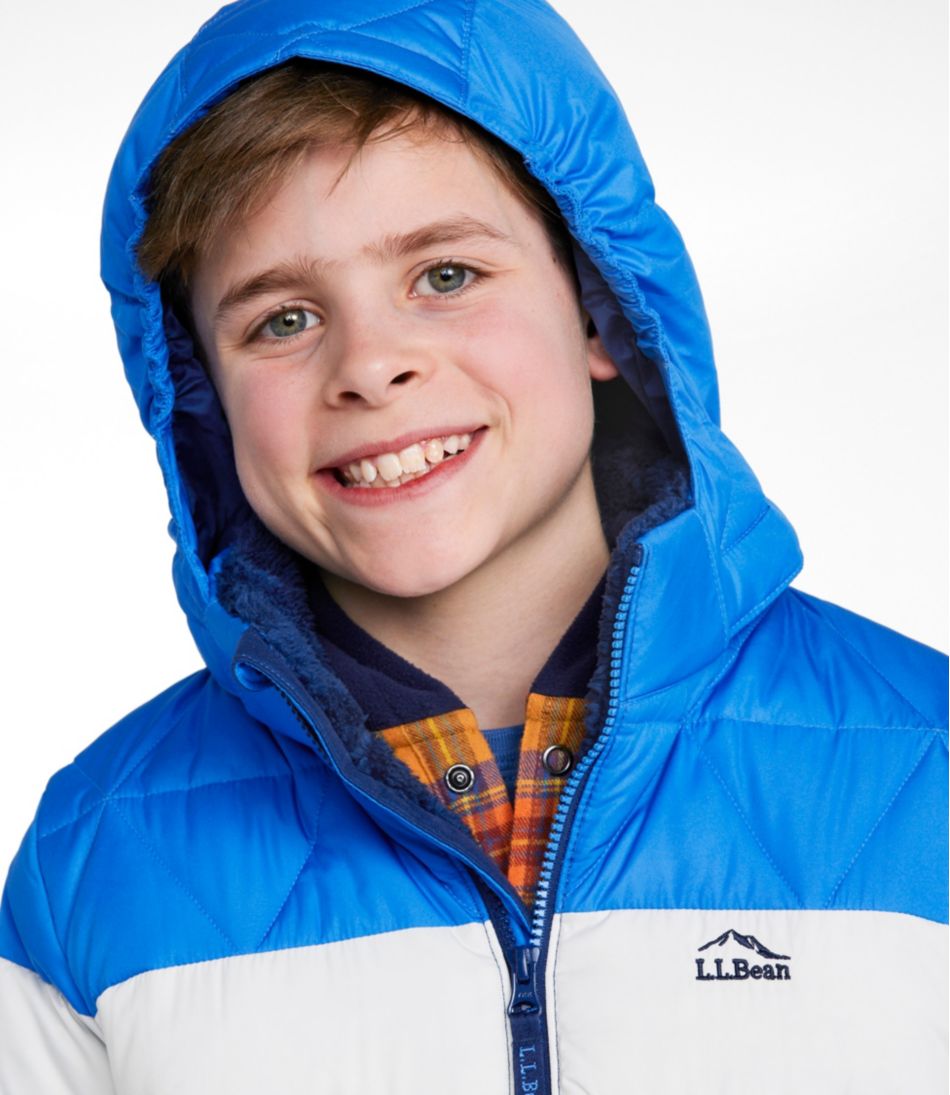 Kids' Bean's Down Jacket, Colorblock L.L.Bean Recommended