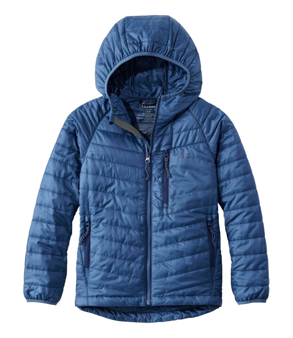 Kids' PrimaLoft Packaway Hooded Jacket L.L.Bean Classic