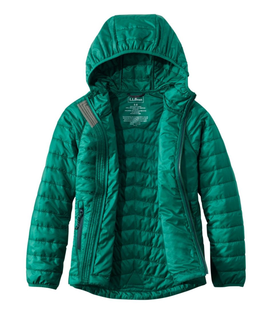Kids' PrimaLoft Packaway Hooded Jacket L.L.Bean Classic