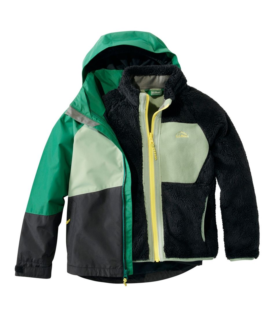 Kids' Fleece-Lined 3-in-1 Jacket L.L.Bean Value