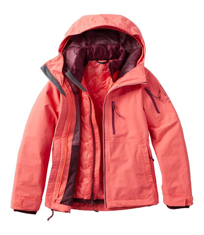 Kids' Pathfinder Waterproof 3-in-1 Jacket L.L.Bean New