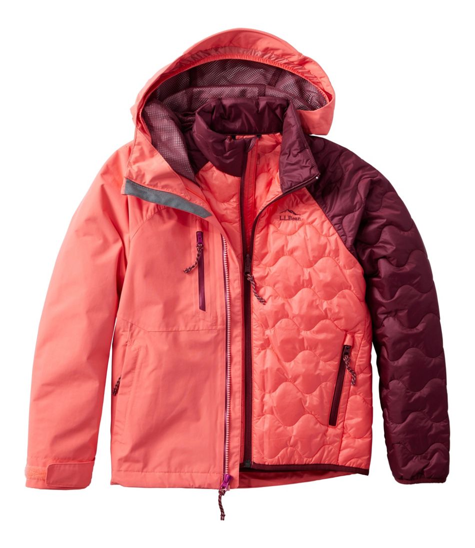 Kids' Pathfinder Waterproof 3-in-1 Jacket L.L.Bean New