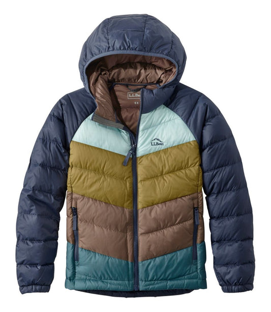Kids' Ultralight 650 Down Jacket, Colorblock L.L.Bean Everyday