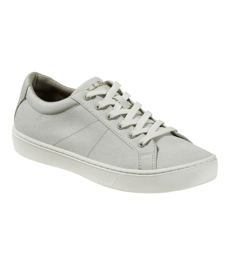 Women's Eco Bay Canvas Sneakers, Lace-Up L.L.Bean Premium